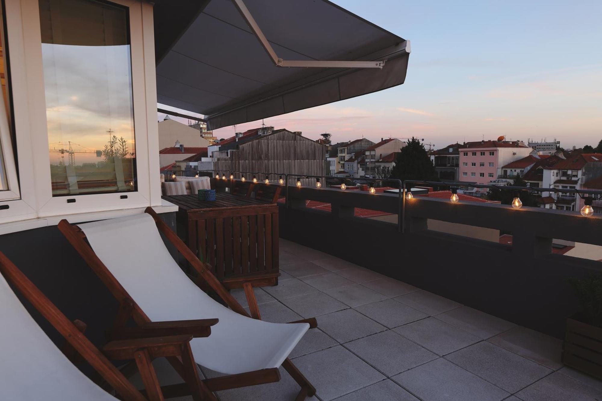 Boavista Sunlit Duplex With Terrace Lägenhet OOporto Exteriör bild